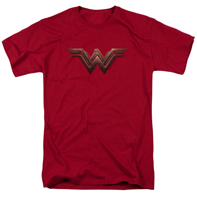 Wonder Woman Movie Wonder Woman Logo Mens T Shirt Cardinal