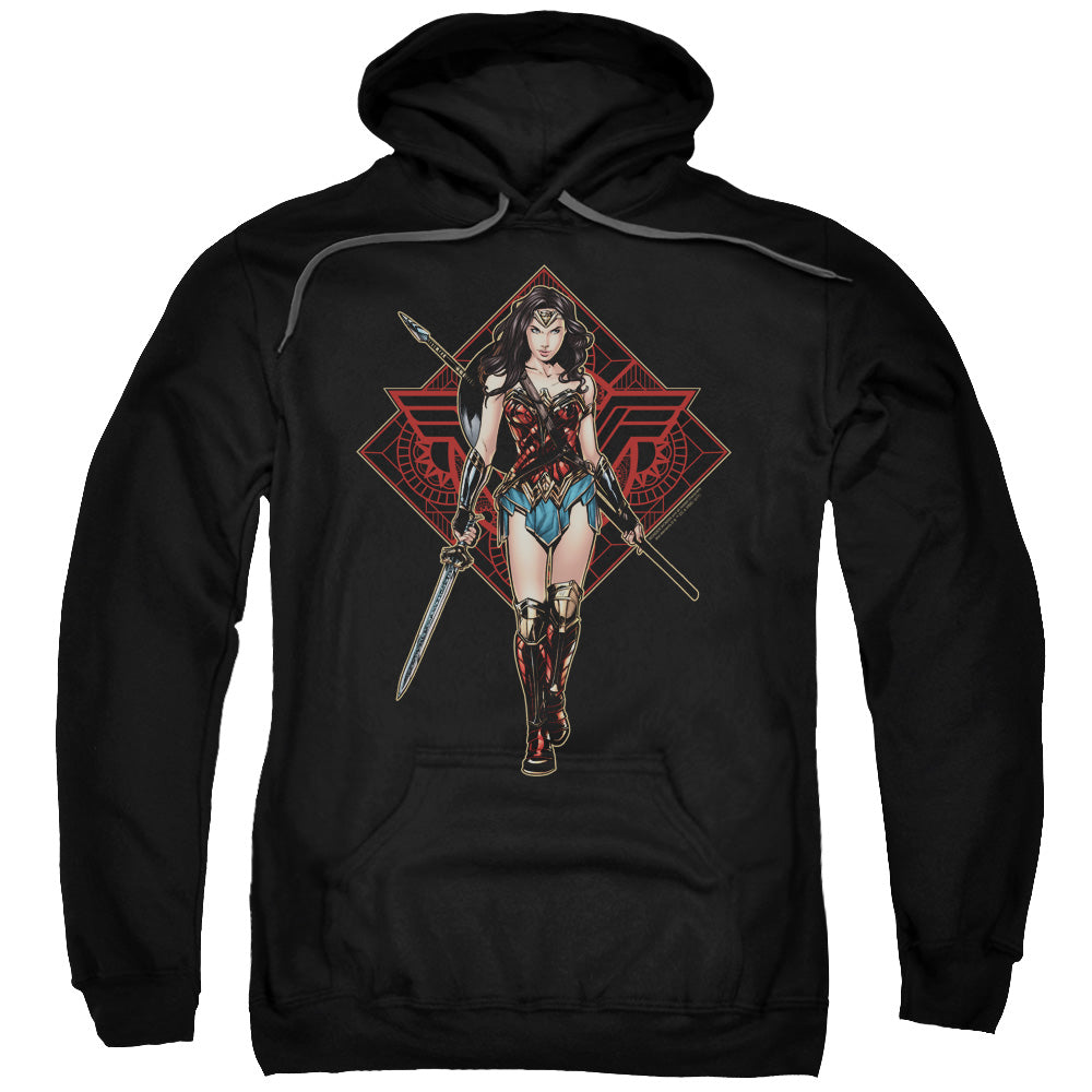 Wonder Woman Movie Warrior Mens Hoodie Black