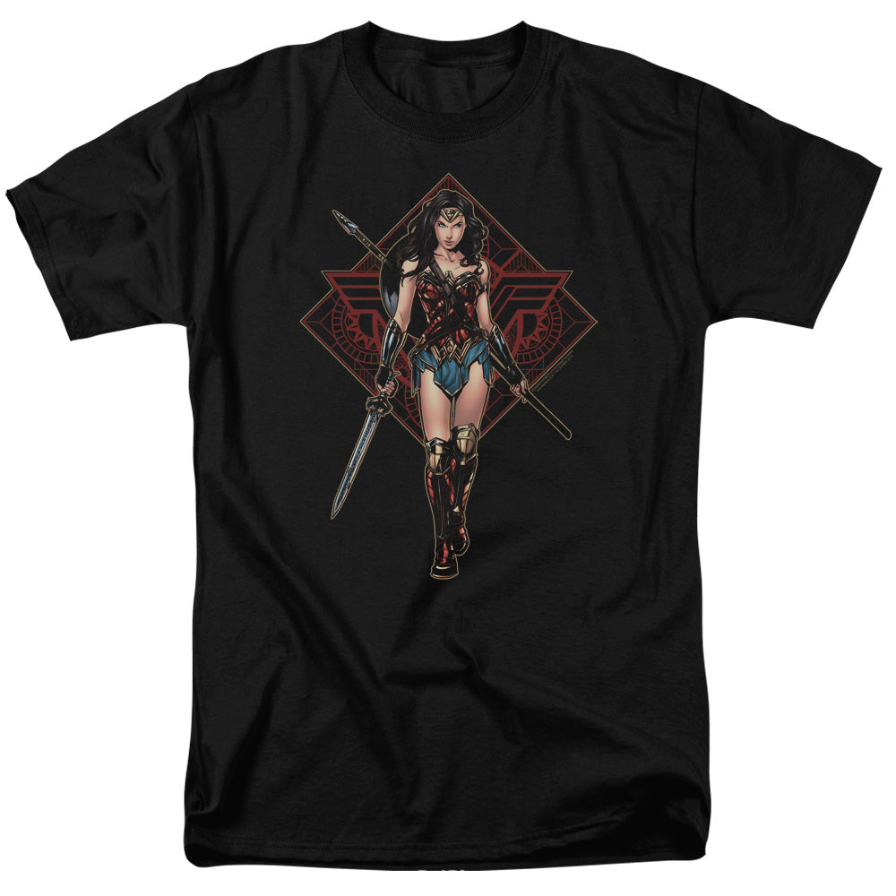 Wonder Woman Movie Warrior Mens T Shirt Black