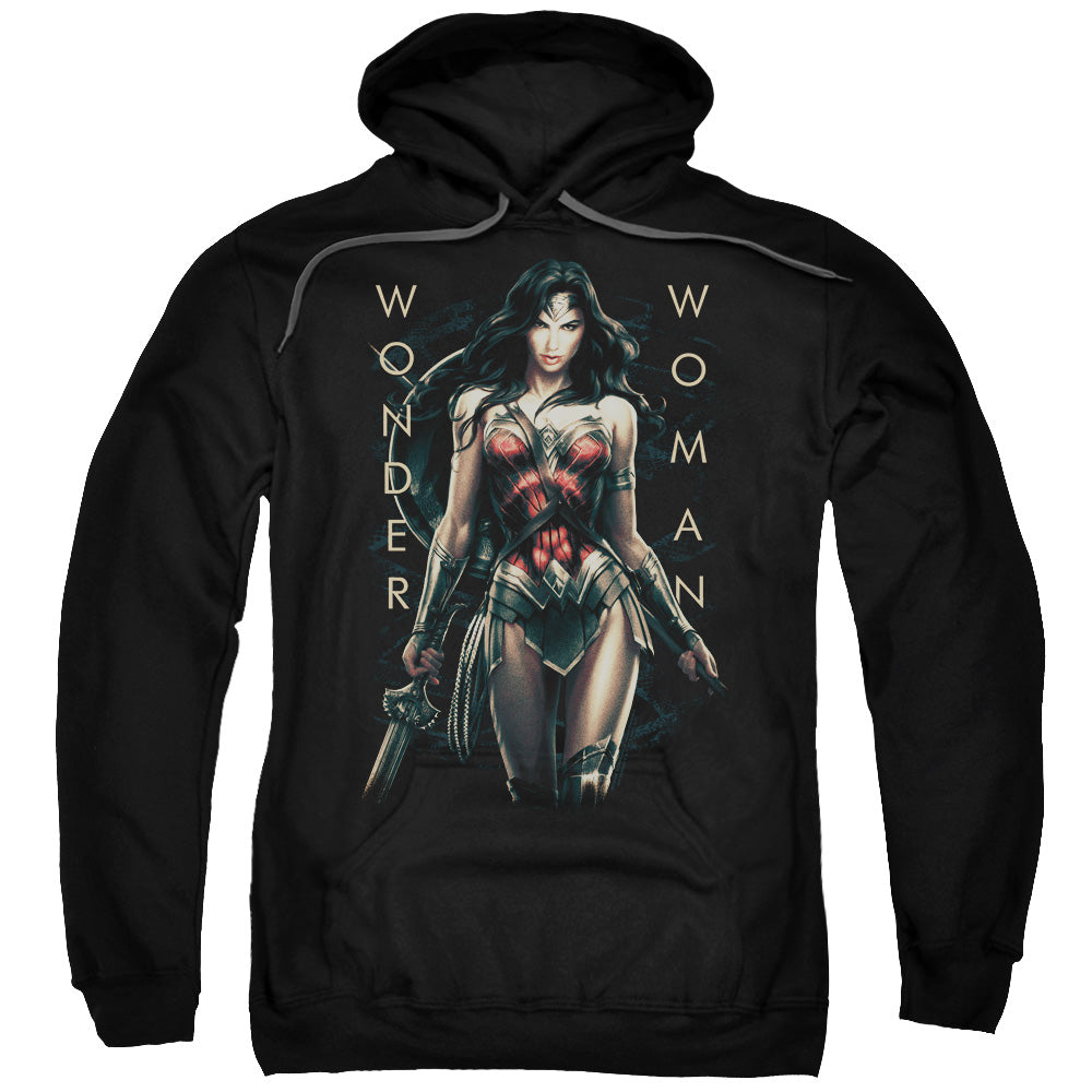 Wonder Woman Movie Armed And Dangerous Mens Hoodie Black
