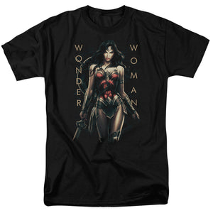 Wonder Woman Movie Armed And Dangerous Mens T Shirt Black