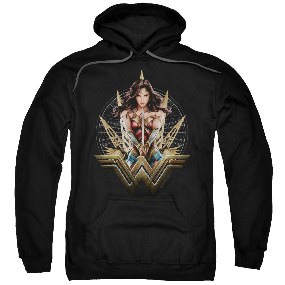 Wonder Woman Movie Wonder Blades Mens Hoodie Black