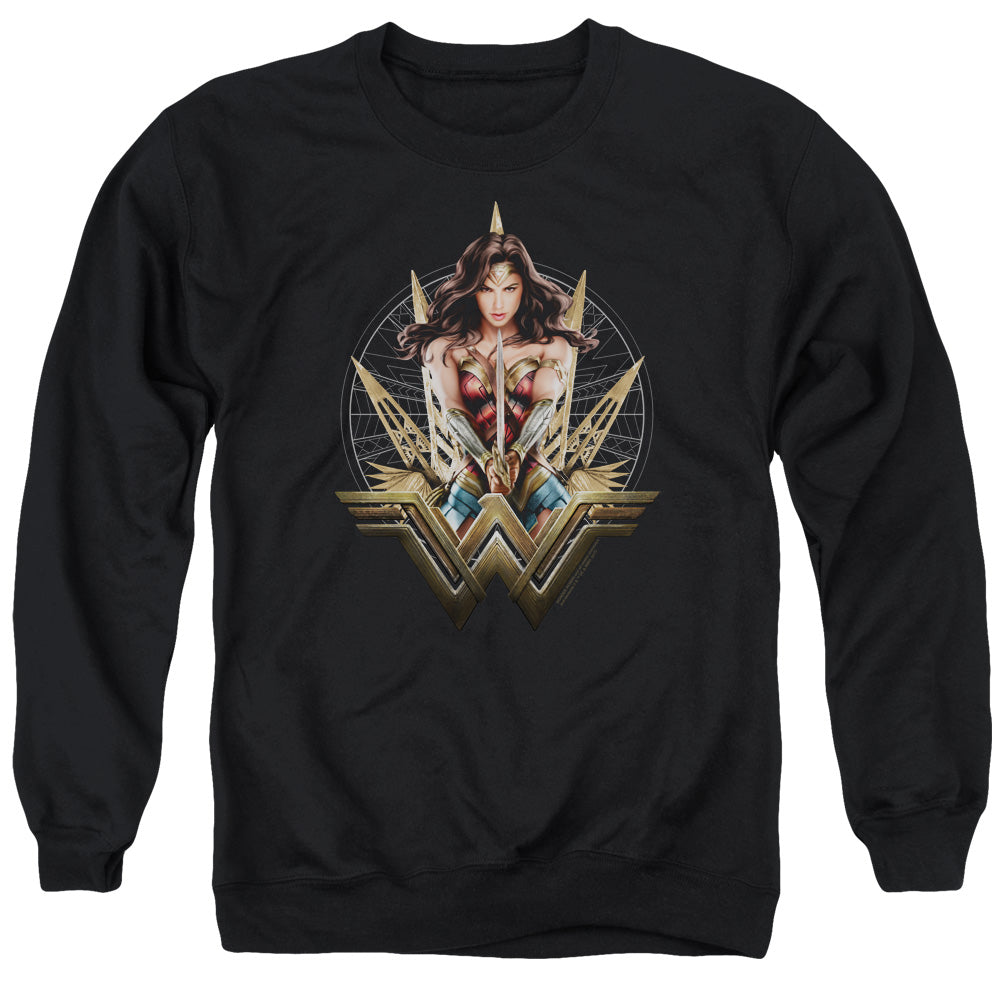 Wonder Woman Movie Wonder Blades Mens Crewneck Sweatshirt Black