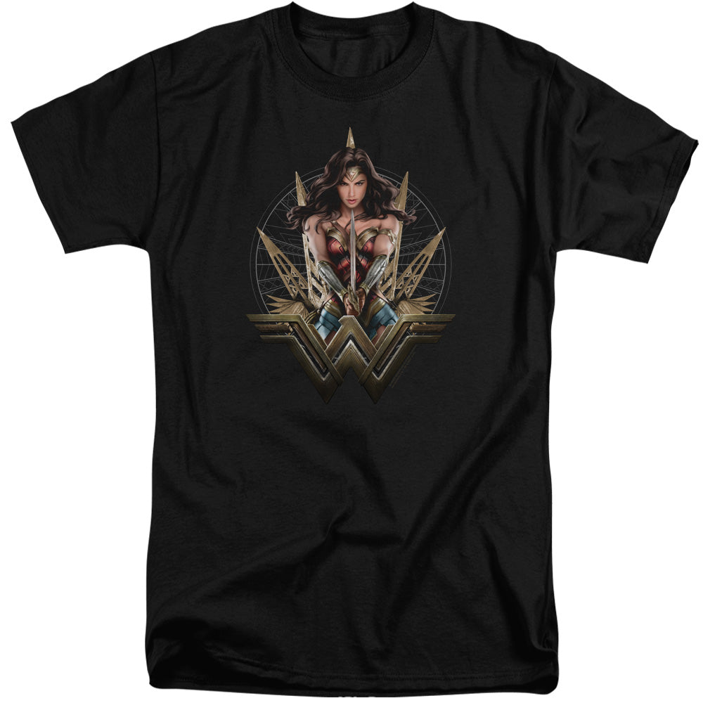 Wonder Woman Movie Wonder Blades Mens Tall T Shirt Black