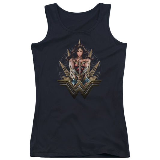 Wonder Woman Movie Wonder Blades Womens Tank Top Shirt Black