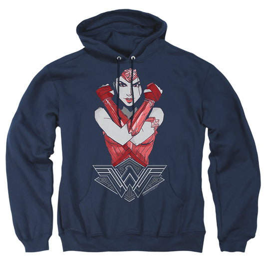 Wonder Woman Movie Amazon Mens Hoodie Navy