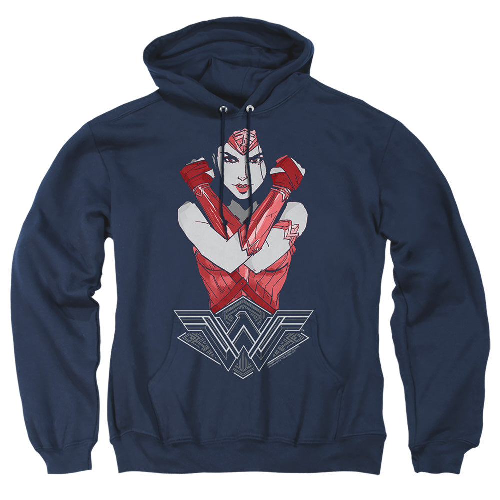 Wonder Woman Movie Amazon Mens Hoodie Navy