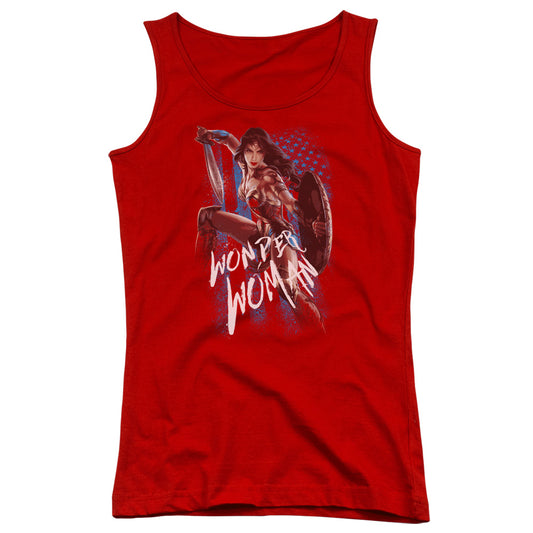 Wonder Woman Movie American Hero Womens Tank Top Shirt Red