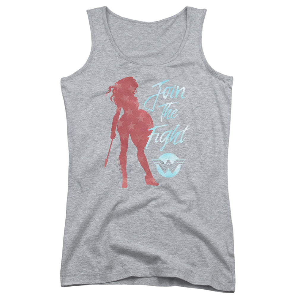 Wonder Woman Movie Freedom Fight Womens Tank Top Shirt Athletic Heather