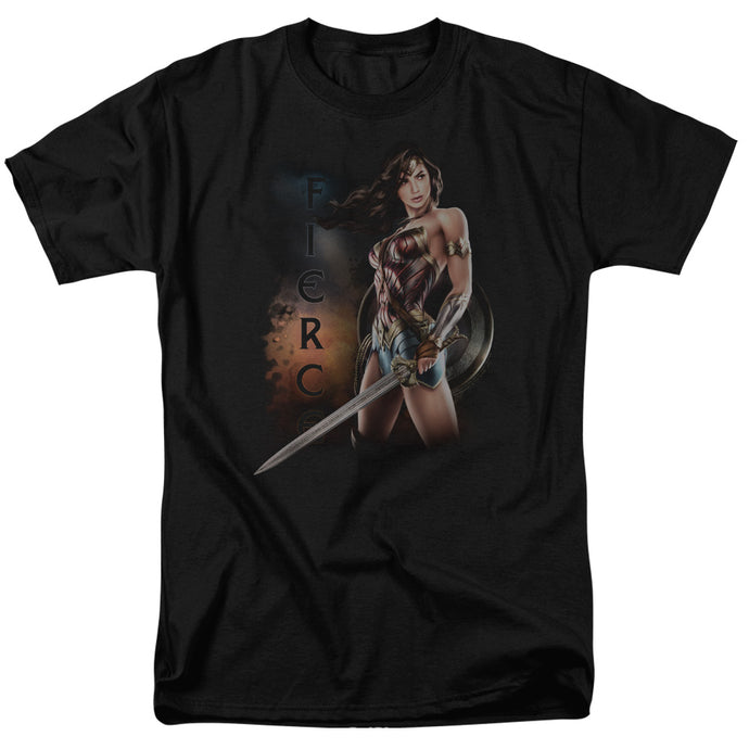 Wonder Woman Movie Fierce Mens T Shirt Black