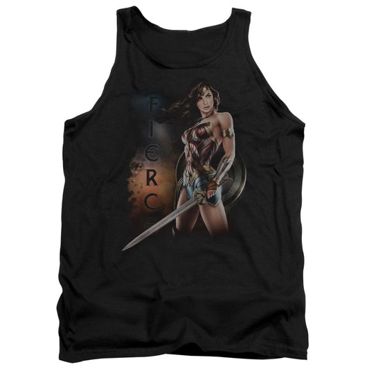 Wonder Woman Movie Fierce Mens Tank Top Shirt Black