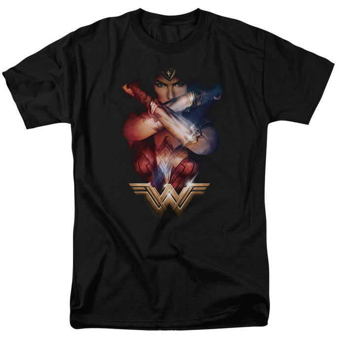 Wonder Woman Movie Arms Crossed Mens T Shirt Black