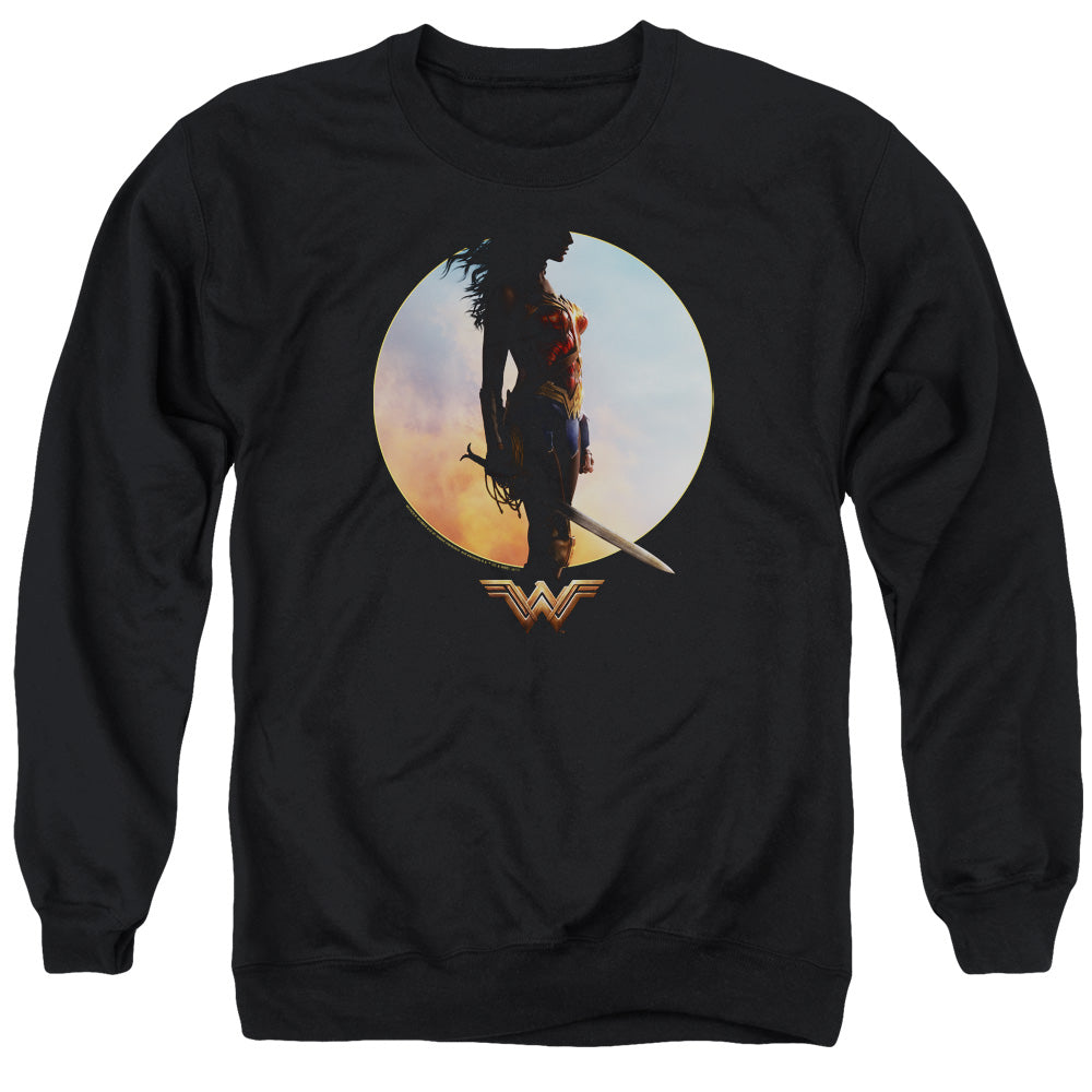 Wonder Woman Movie Wisdom And Wonder Mens Crewneck Sweatshirt Black