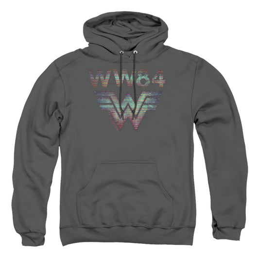 Wonder Woman 84 Static Tv Lines Mens Hoodie Charcoal