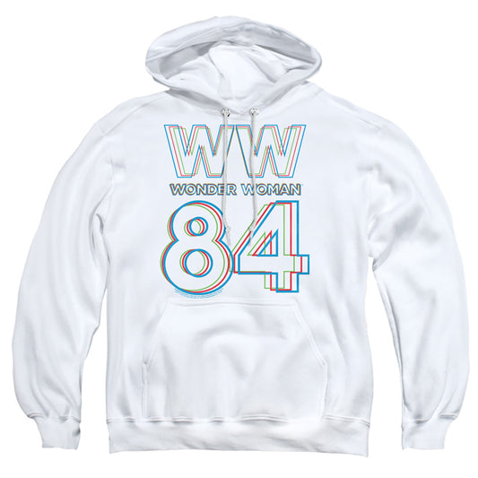 Wonder Woman 84 3D Hype Logo Mens Hoodie White