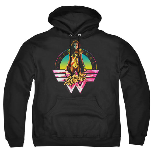 Wonder Woman 84 Color Pop Mens Hoodie Black