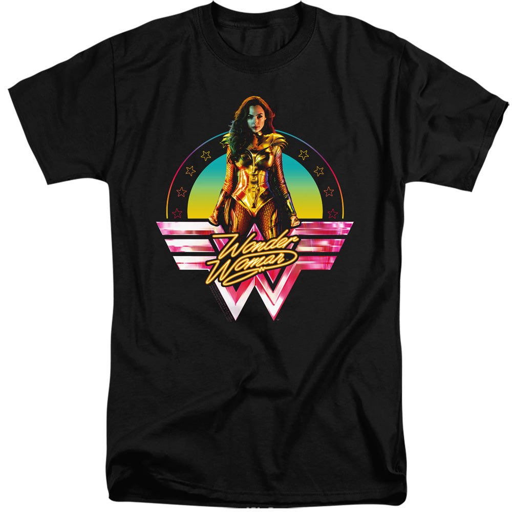 Wonder Woman 84 Color Pop Mens Tall T Shirt Black Officially Licensed