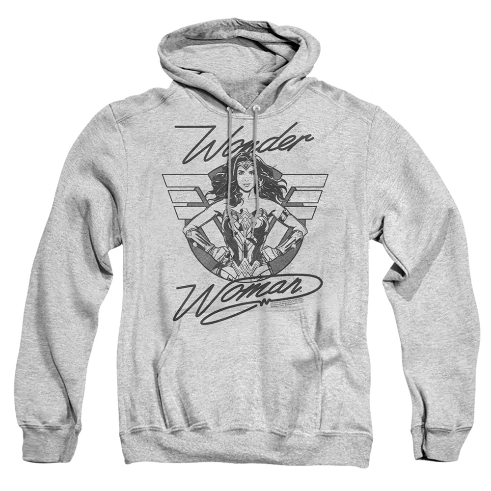 Wonder Woman 84 Determined Wonder Mens Hoodie Athletic Heather