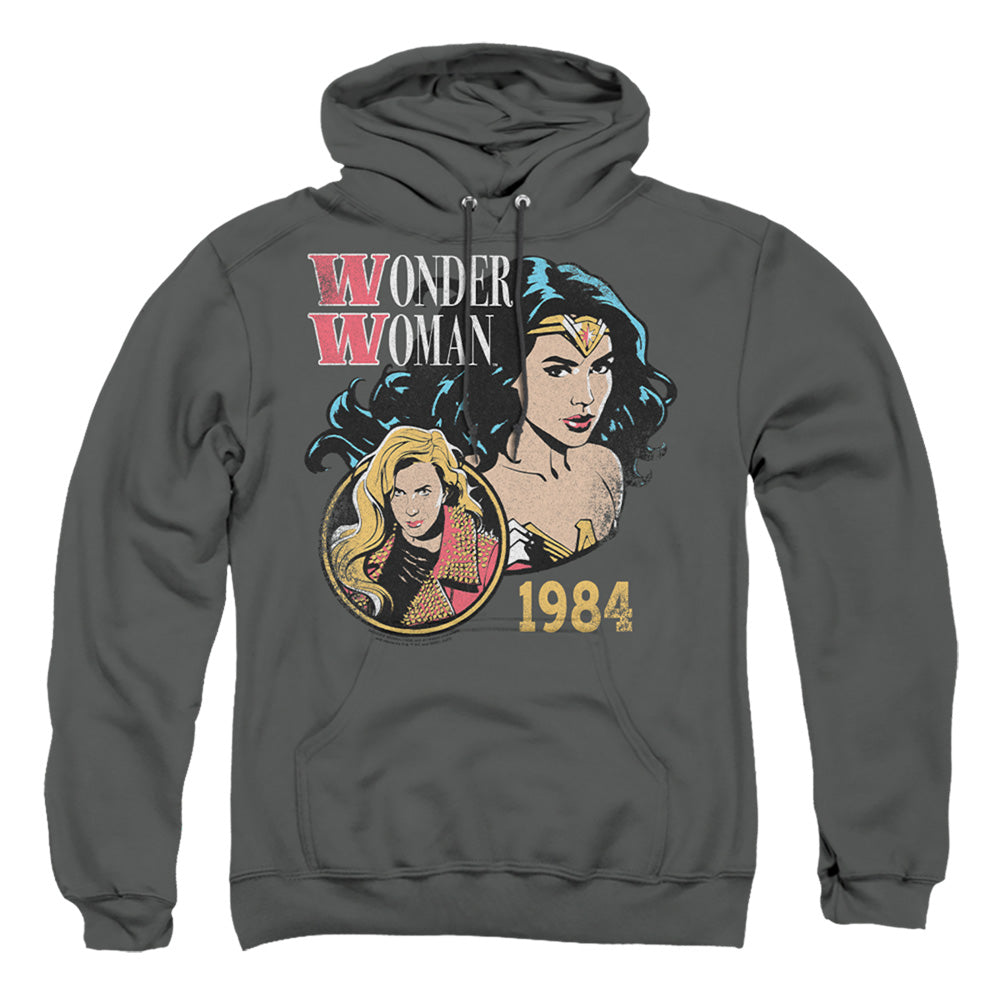 Wonder Woman 84 84 Retro Mens Hoodie Charcoal