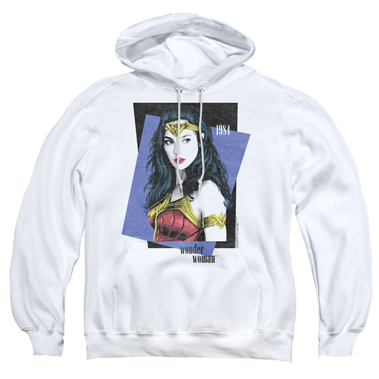 Wonder Woman 84 Strike A Pose Mens Hoodie White