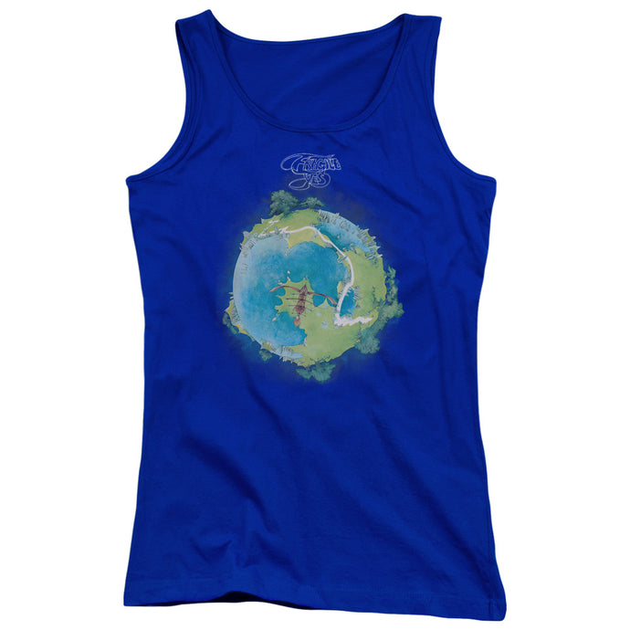 Yes Fragile Cover Womens Tank Top Shirt Royal Blue
