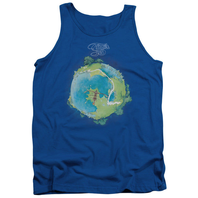 Yes Fragile Cover Mens Tank Top Shirt Royal Blue
