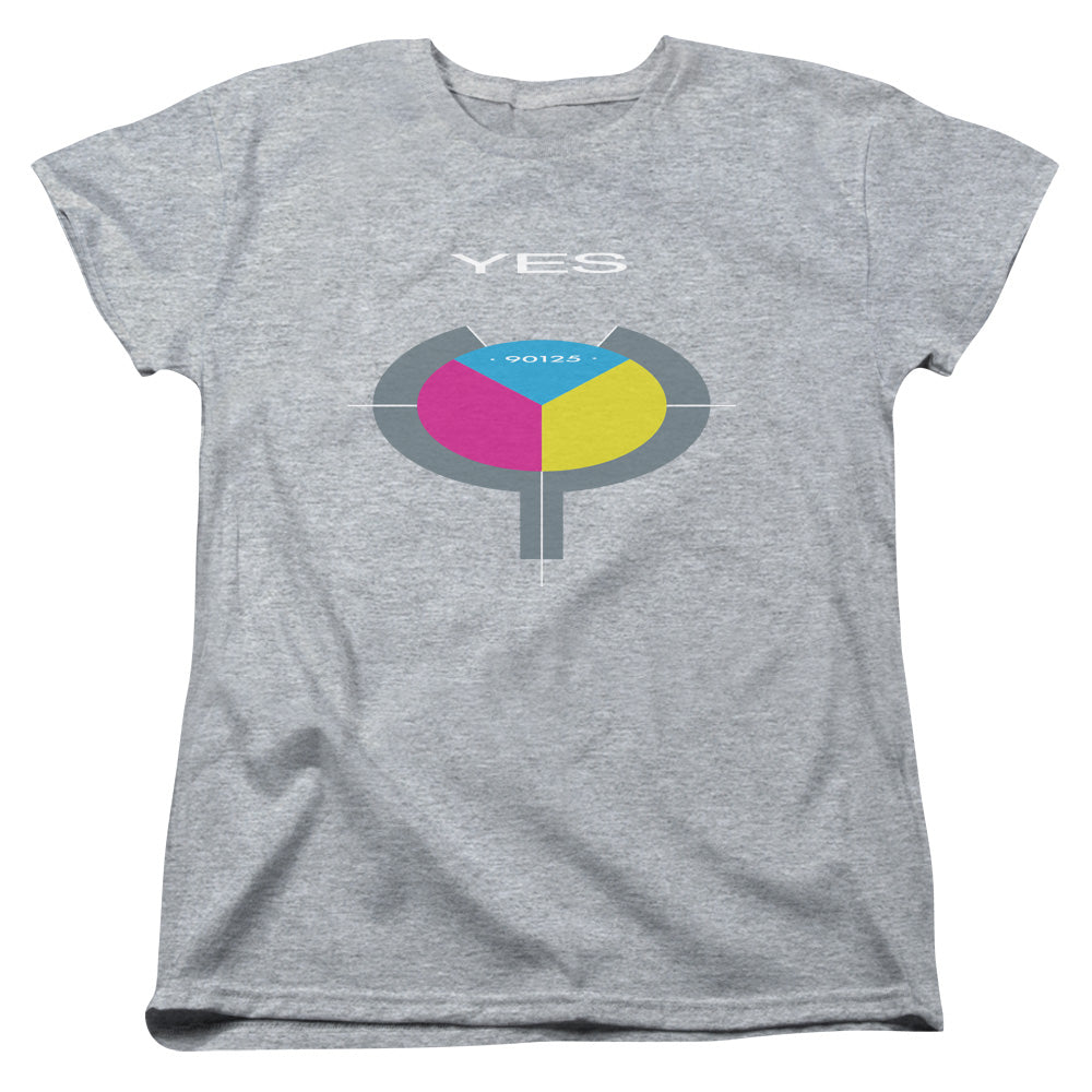 Yes 90125 Womens T Shirt Athletic Heather