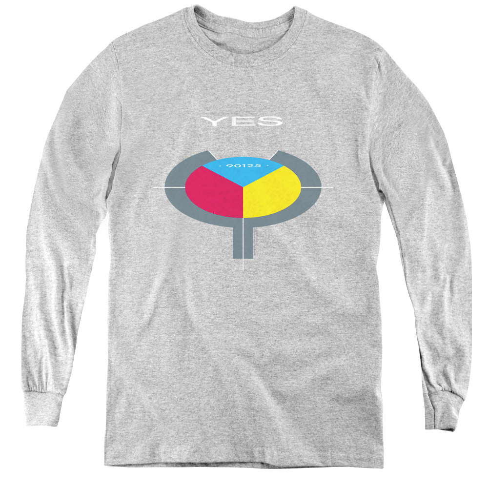 Yes 90125 Long Sleeve Kids Youth T Shirt Athletic Heather