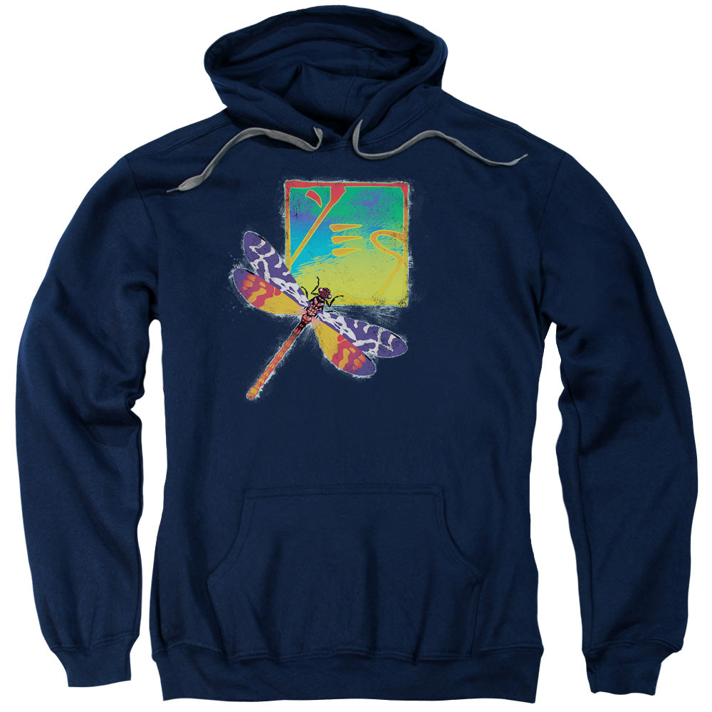 Yes Dragonfly Mens Hoodie Navy Blue