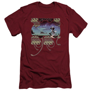 Yes YesSongs Slim Fit Mens T Shirt Cardinal