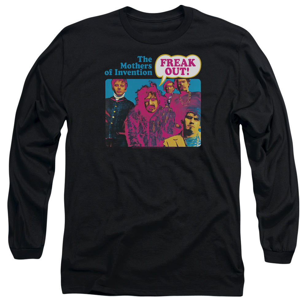 Frank Zappa Freak Out! Mens Long Sleeve Shirt Black