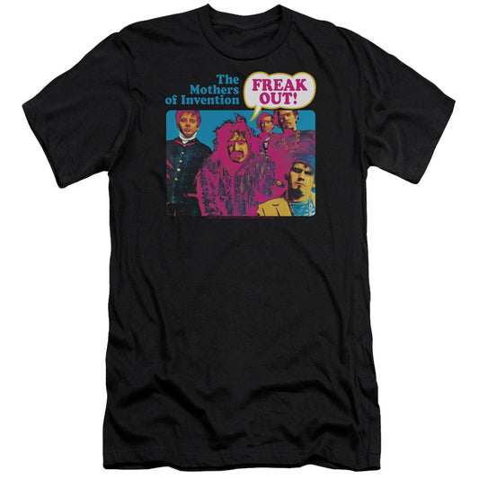 Frank Zappa Freak Out! Premium Bella Canvas Slim Fit Mens T Shirt Black