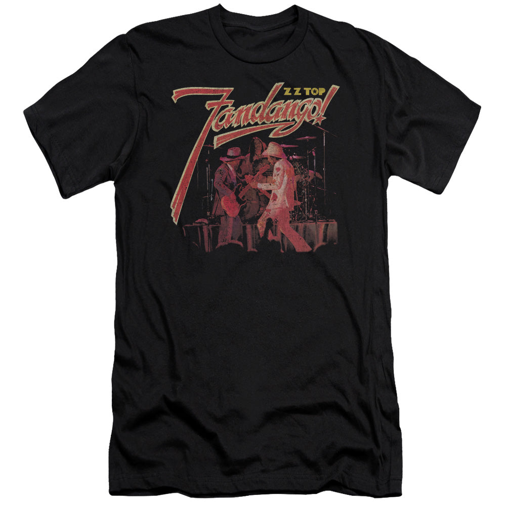 ZZ Top Fandango Premium Bella Canvas Slim Fit Mens T Shirt Black