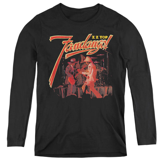 ZZ Top Fandango Womens Long Sleeve Shirt Black