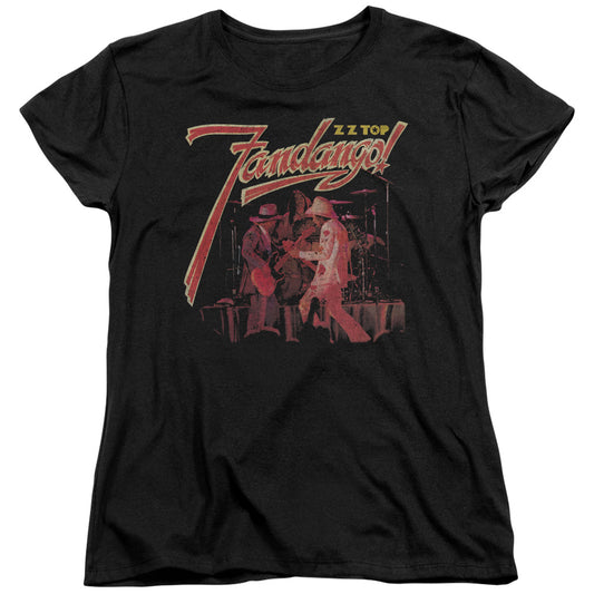 ZZ Top Fandango Womens T Shirt Black