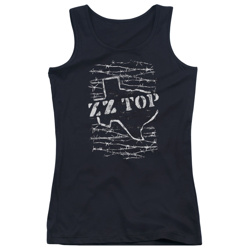 ZZ Top Barbed Womens Tank Top Shirt Black