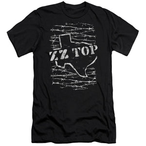 ZZ Top Barbed Slim Fit Mens T Shirt Black