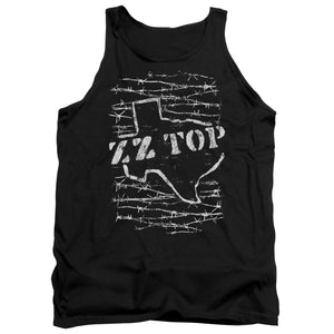 ZZ Top Barbed Mens Tank Top Shirt Black