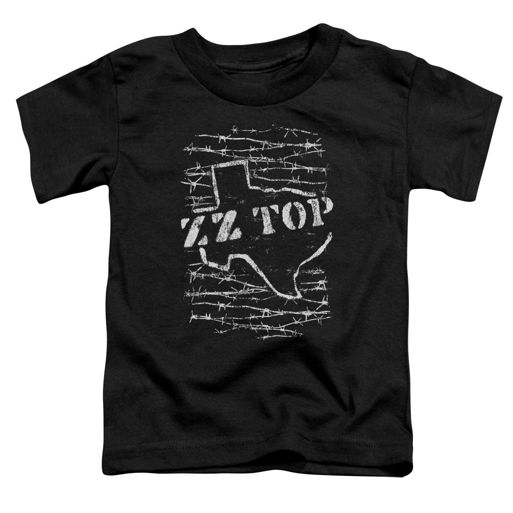 ZZ Top Barbed Toddler Kids Youth T Shirt Black