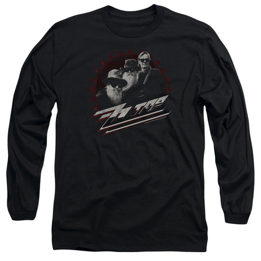 ZZ Top The Boys Mens Long Sleeve Shirt Black