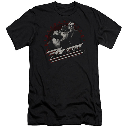 ZZ Top The Boys Slim Fit Mens T Shirt Black