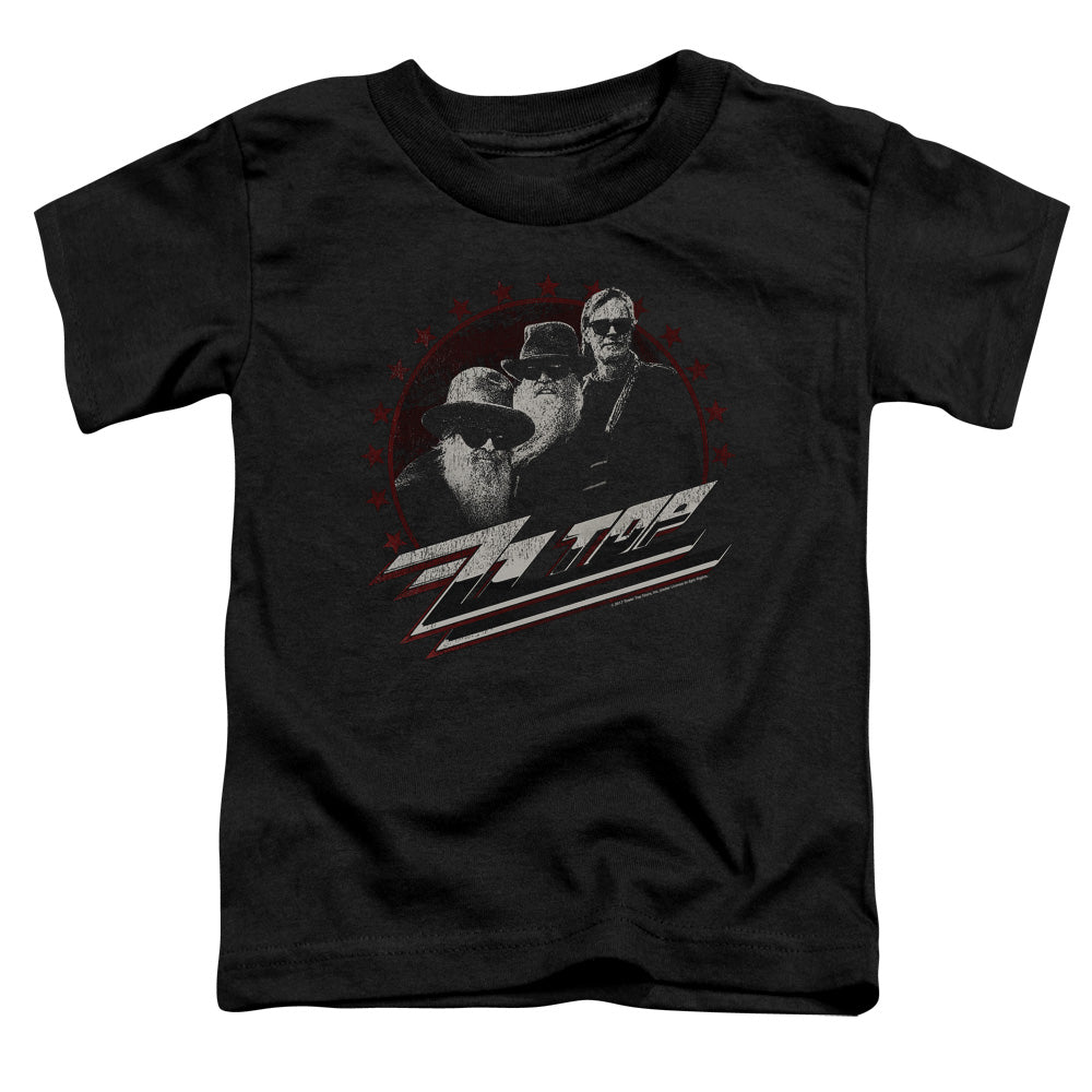 ZZ Top The Boys Toddler Kids Youth T Shirt Black