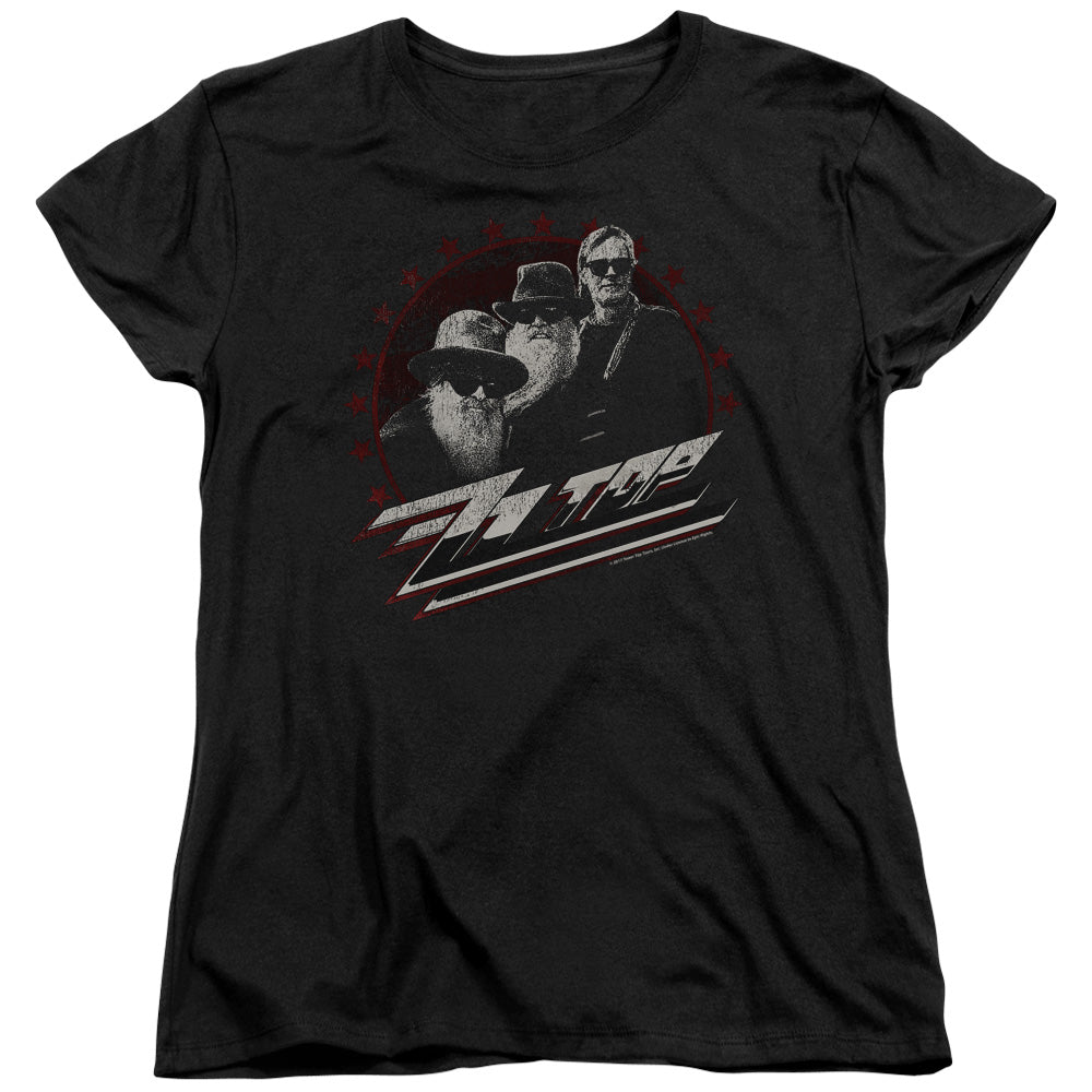 ZZ Top The Boys Womens T Shirt Black