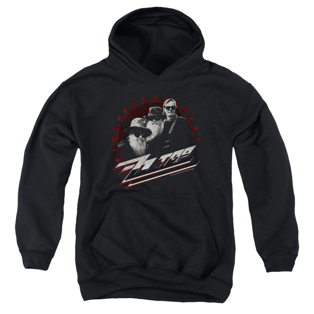 ZZ Top The Boys Kids Youth Hoodie Black