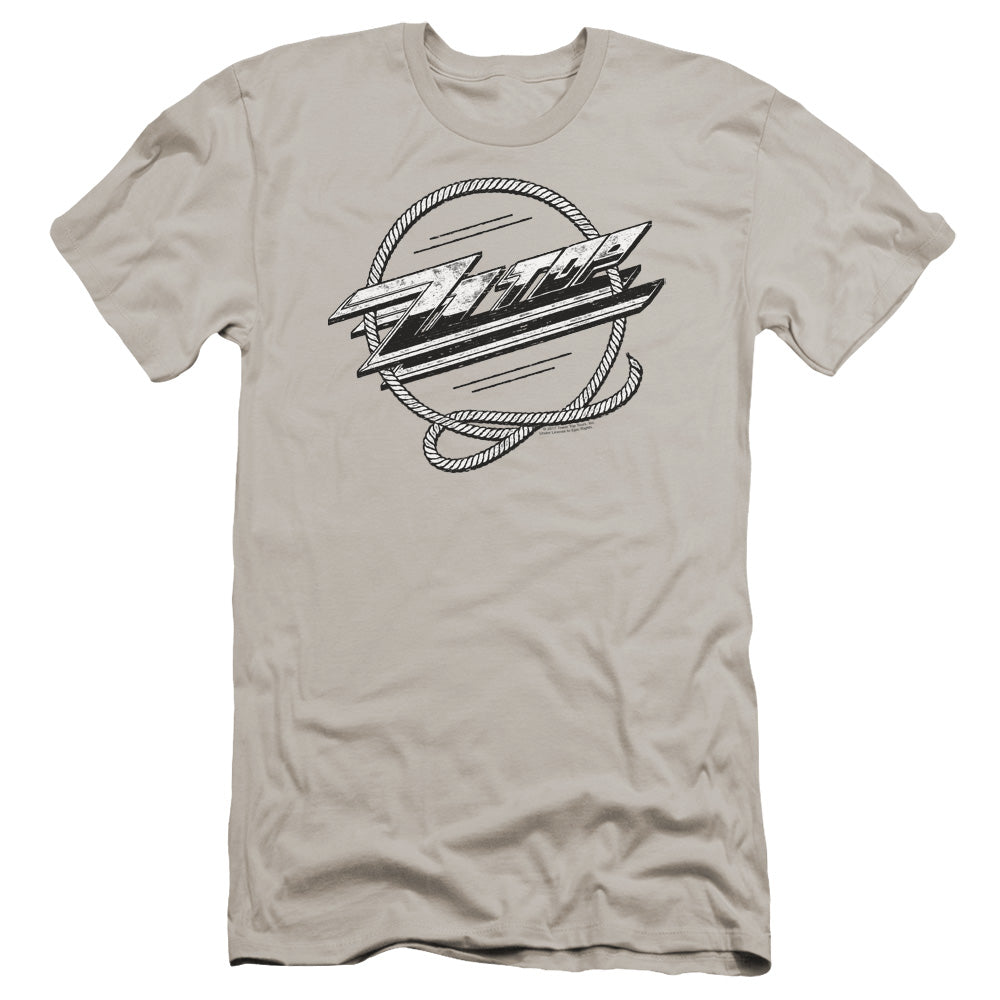 ZZ Top Roped Premium Bella Canvas Slim Fit Mens T Shirt Silver