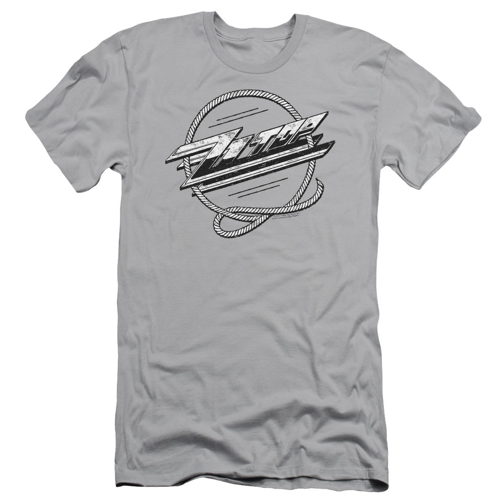 ZZ Top Roped Slim Fit Mens T Shirt Silver