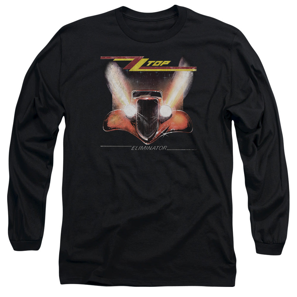 ZZ Top Eliminator Cover Mens Long Sleeve Shirt Black