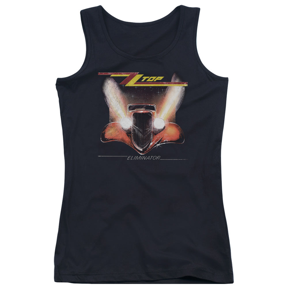 ZZ Top Eliminator Cover Womens Tank Top Shirt Black