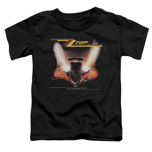 ZZ Top Eliminator Cover Toddler Kids Youth T Shirt Black