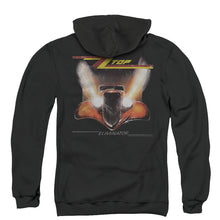 Load image into Gallery viewer, ZZ Top Eliminator Cover Back Print Zipper Mens Hoodie Black